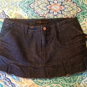 Dark blue denim Volcom Skirt